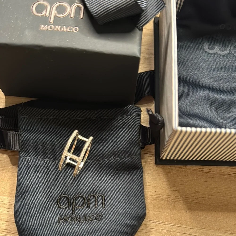 Apm Monaco DOUBLE LINE RING - Picture 4 of 7